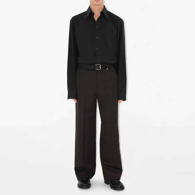 Burberry SS24 Casual Pants Men's Raven Gray-1