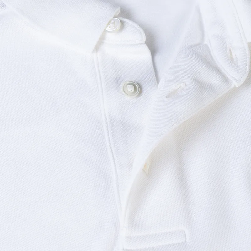 EMPORIO ARMANI EA Polo Shirts Men White Dark Blue-5