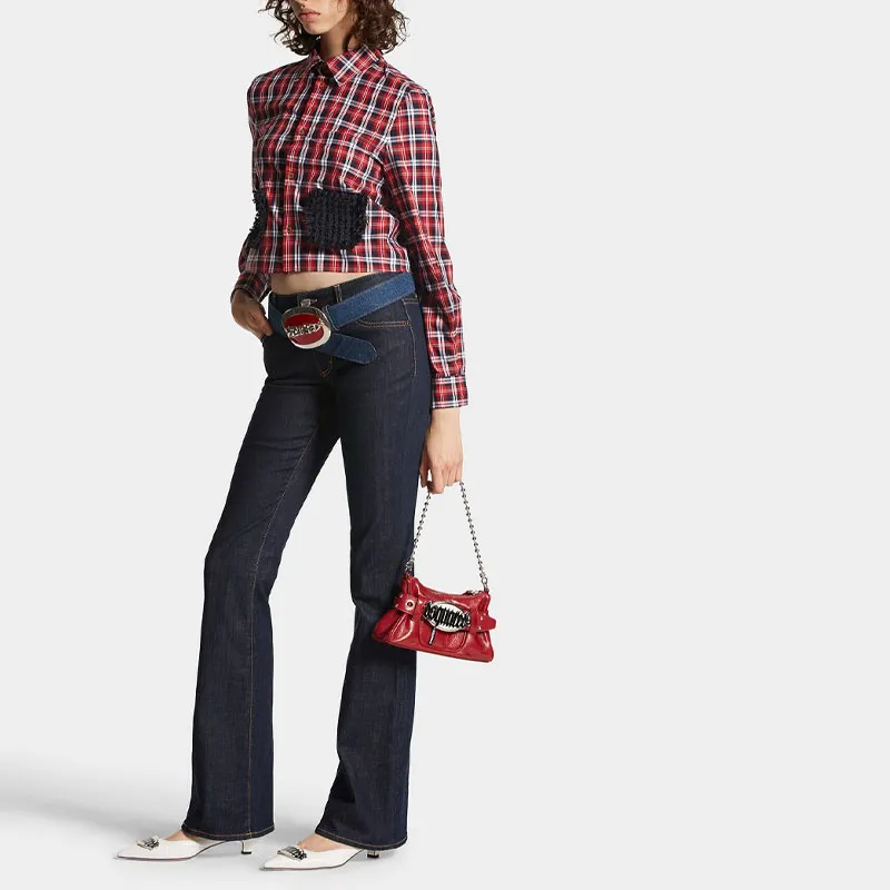 DSQUARED 2 Logo Tag Flared Jeans-3