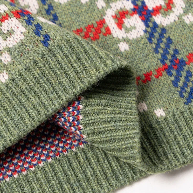 GUCCI Gg Check Knit Wool Sweater-5