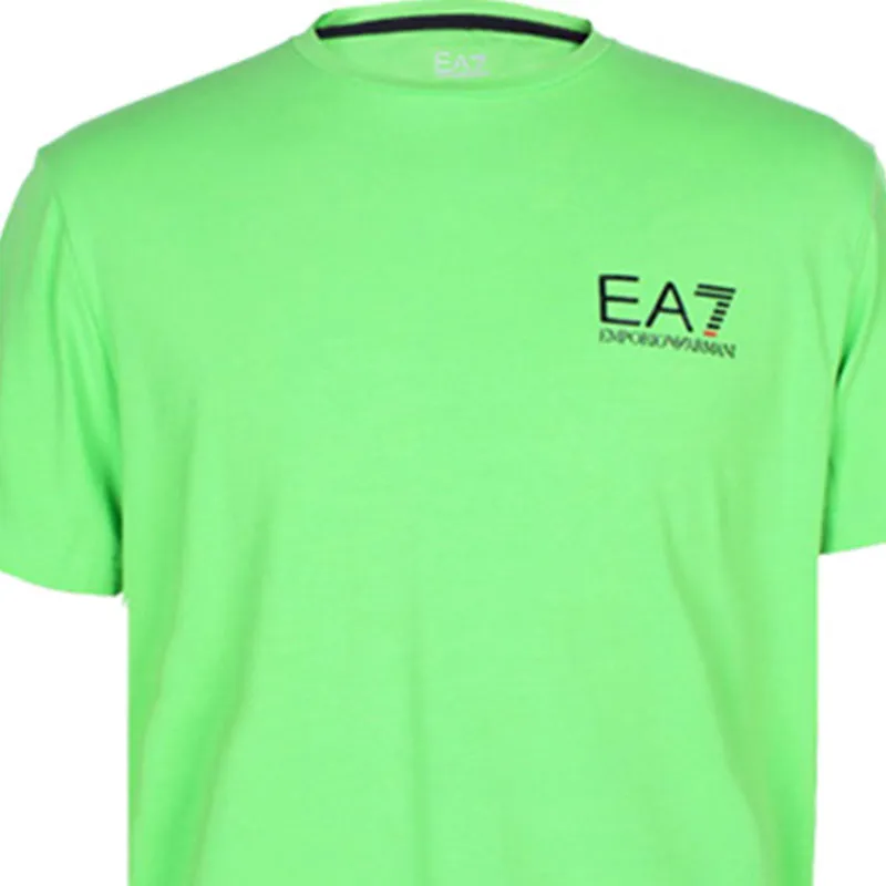EMPORIO ARMANI EA7 T Shirts Men Green-4