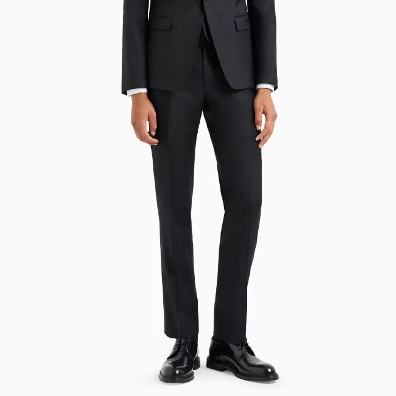 EMPORIO ARMANI Worsted Virgin wool Trousers-3