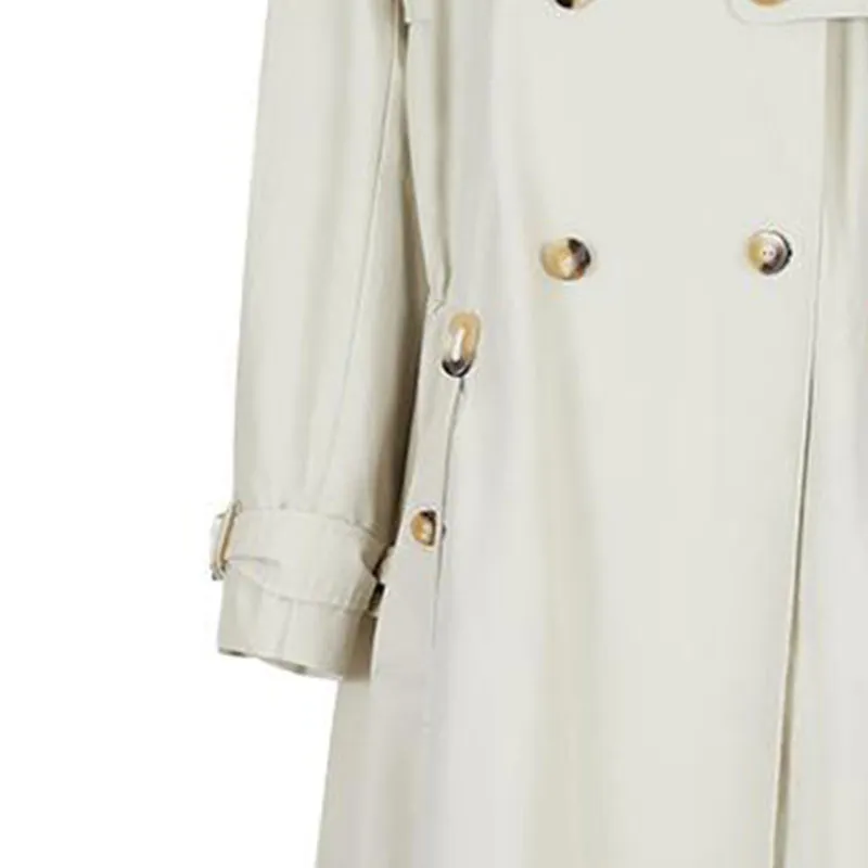 EMPORIO ARMANI FW22 Trench Coat Women's Apricot-3