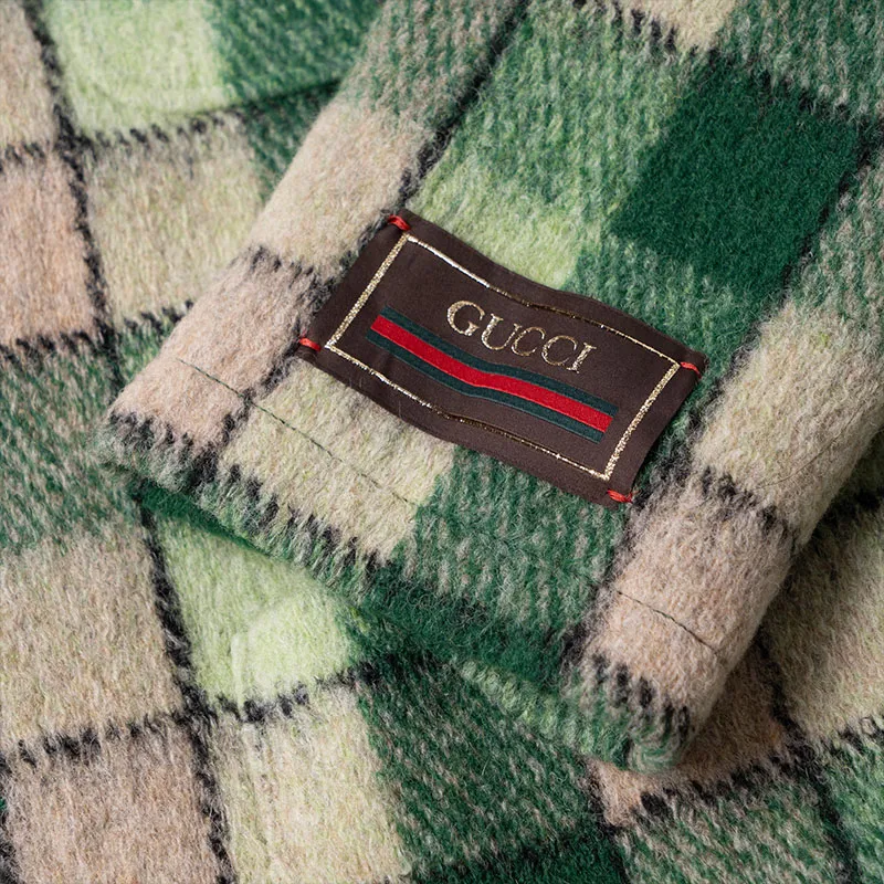 GUCCI Check print Wool blend Blazer-7