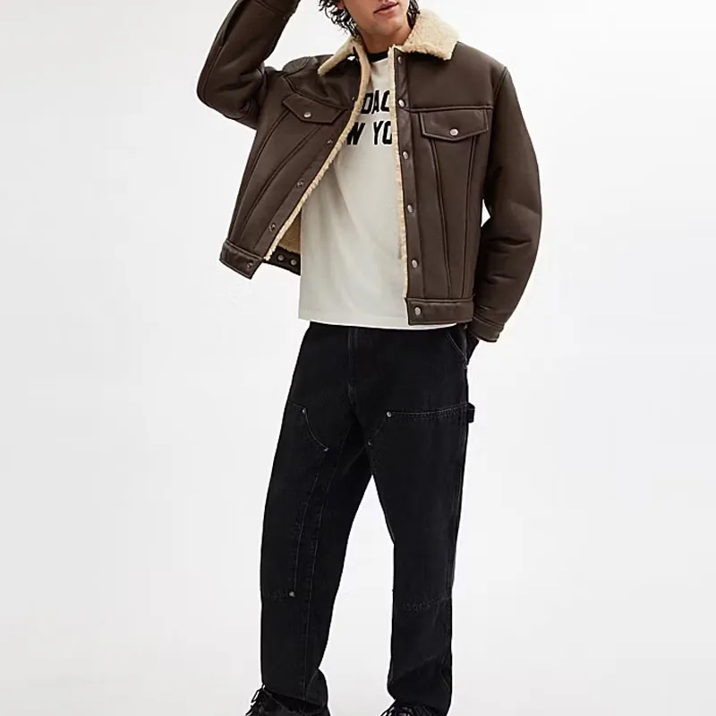 COACH Jackets & Coats Men's Brown-1