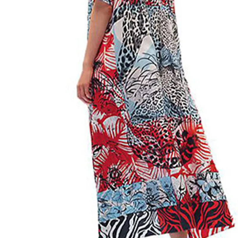 HERMES Short-Sleeved Dresses Women's Multicolor-4