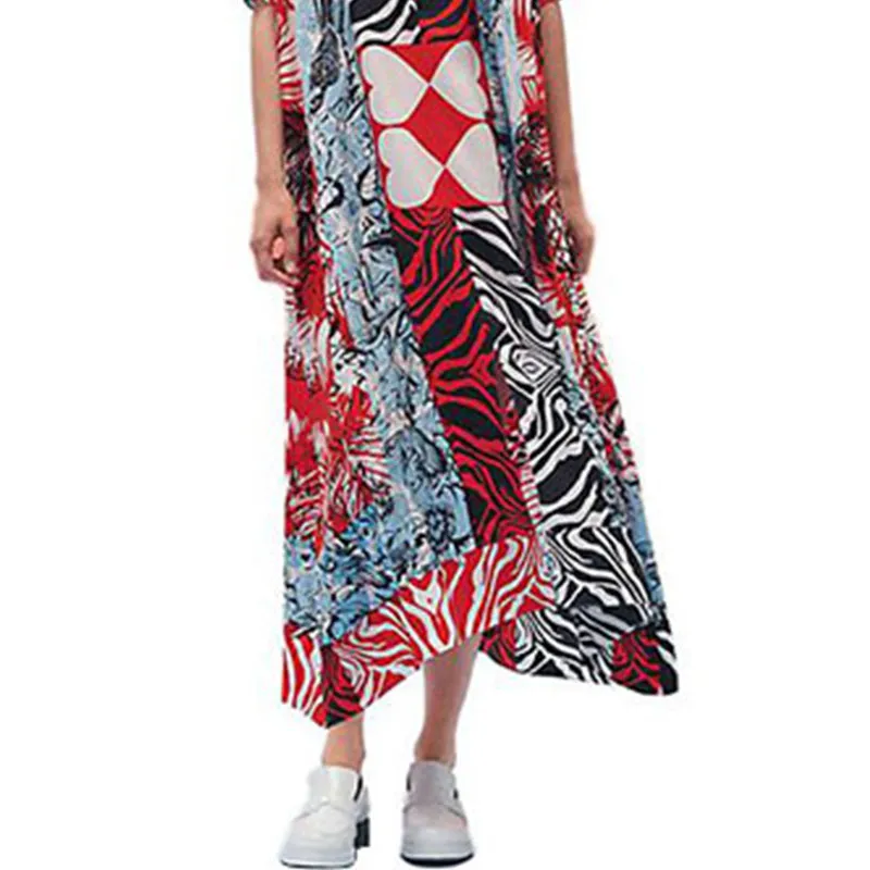 HERMES Short-Sleeved Dresses Women's Multicolor-3