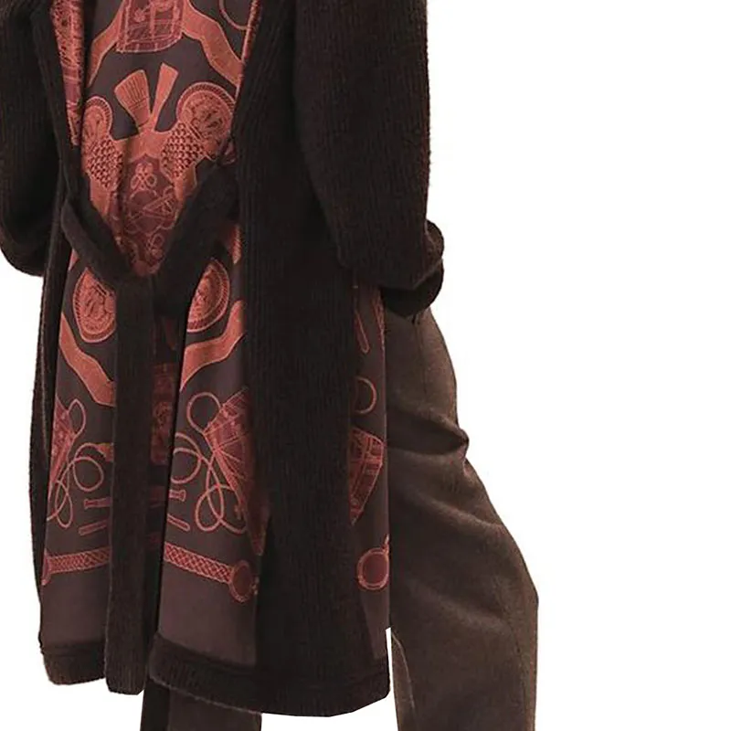 HERMES Knitwear Women's Brown-4
