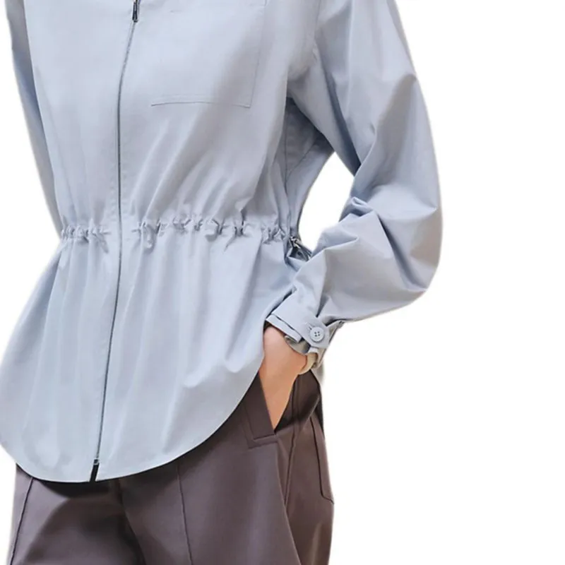 HERMES FW24 Shirt Women's Frost Blue-3