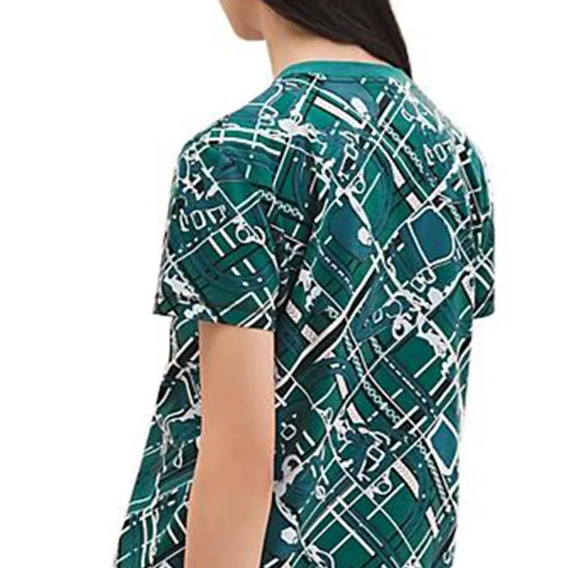 HERMES T-Shirts Women's Oxford Green-3