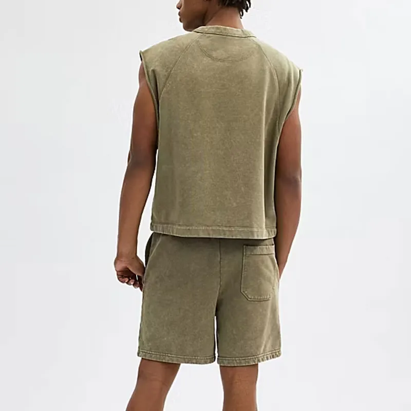 COACH Tank Tops Men Green-2