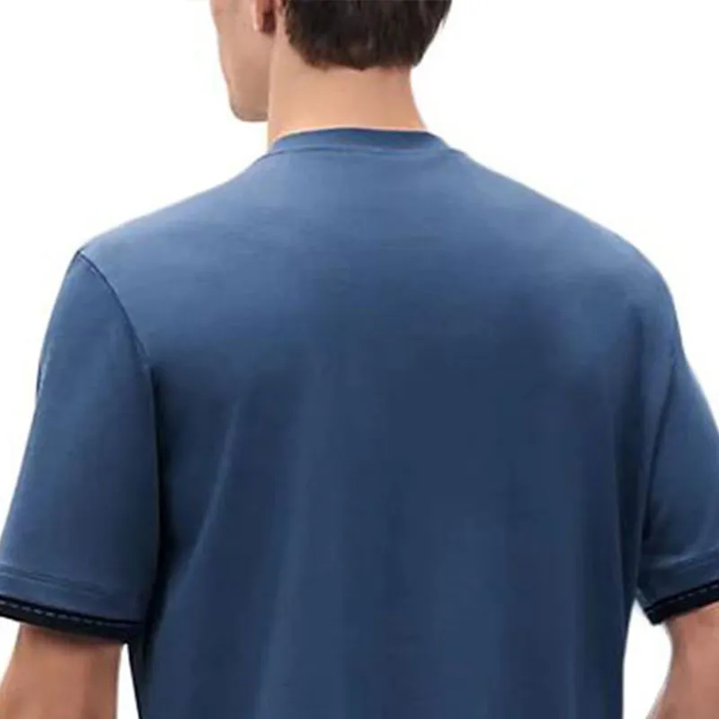 HERMES T Shirts Men Blue-3