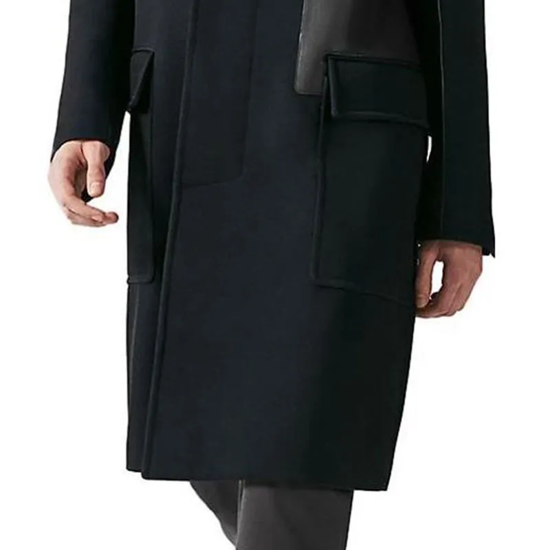 HERMES Coats Men Black-2