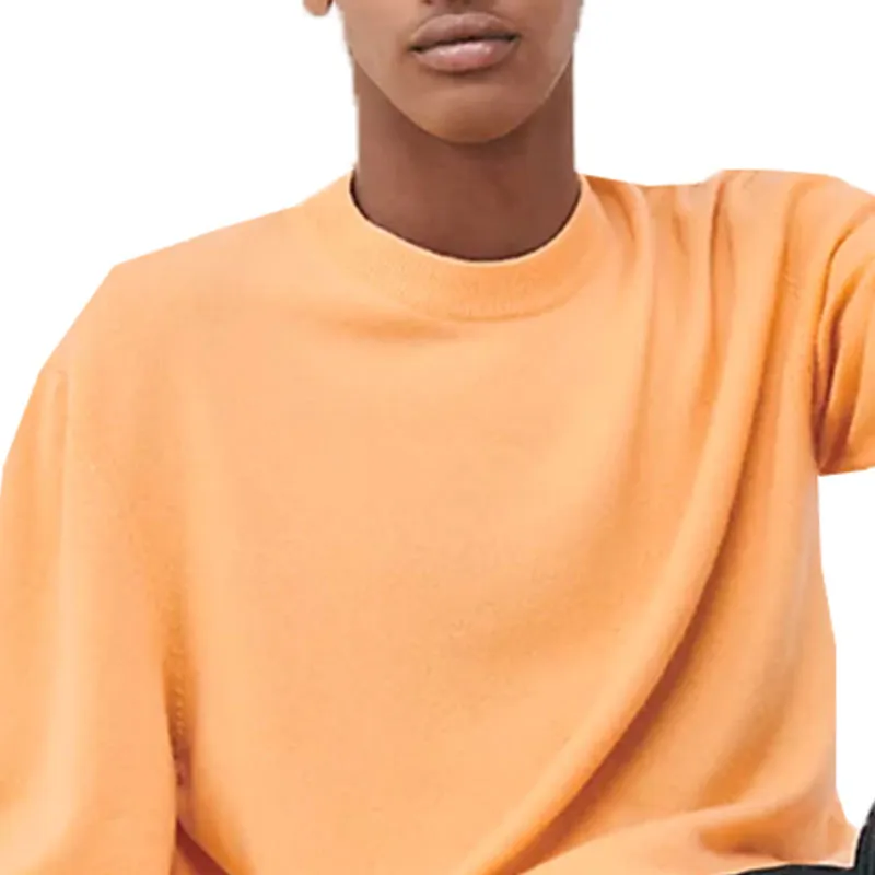 HERMES Cashmere Sweaters Men Orange-4