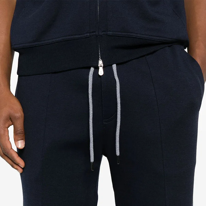 Brunello Cucinelli Drawstring Fleece Trousers-4