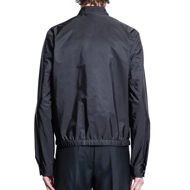 PRADA Logo Plaque Long Sleeved Jacket-3