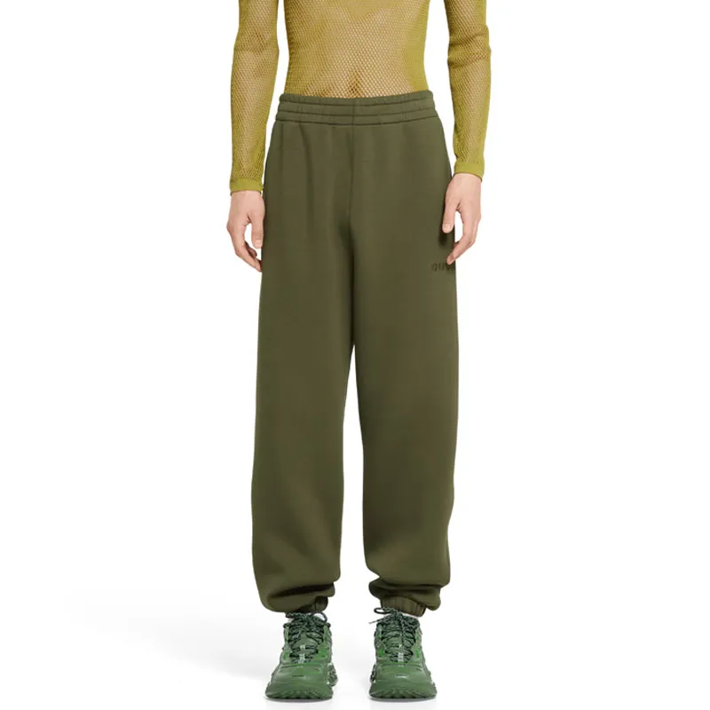 GUCCI SS25 Knitted Sports Pants Men's Dark Green-1