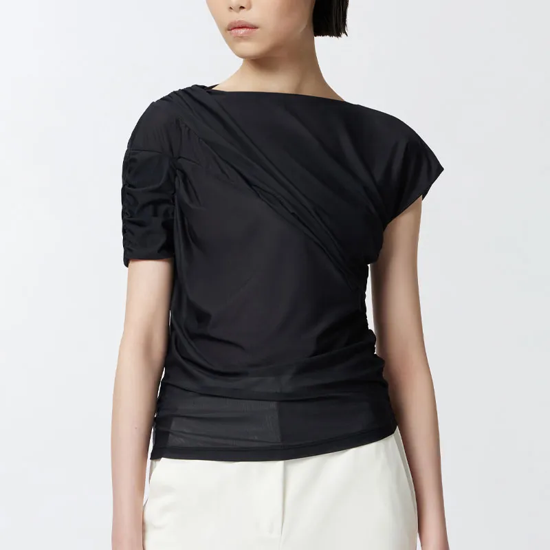 PINKO Draped T shirt-3
