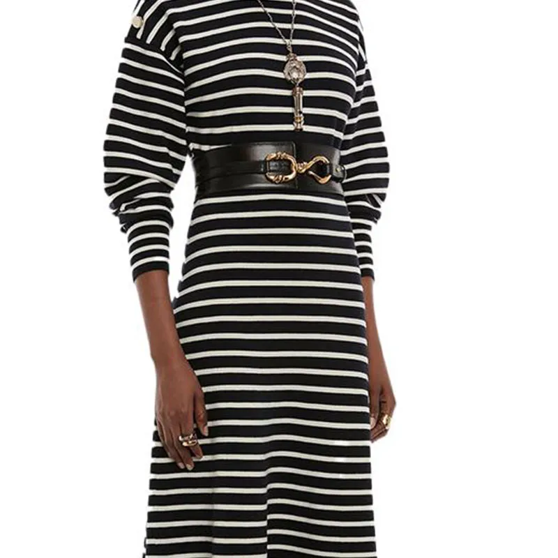 Alexander McQueen Long Sleeved Dresses Women's Black-4