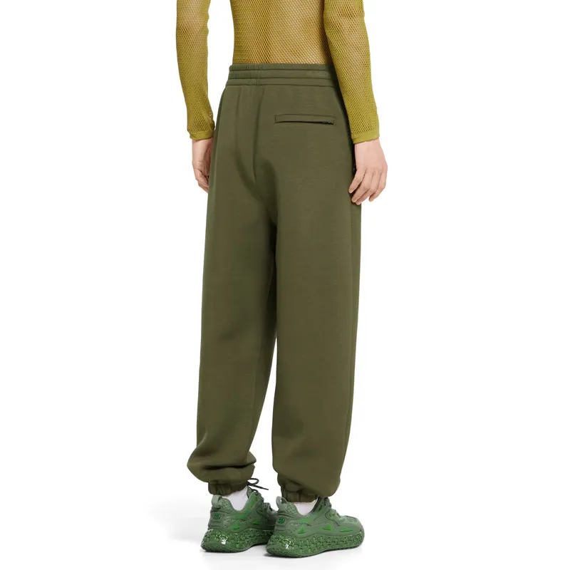 GUCCI SS25 Knitted Sports Pants Men's Dark Green-2