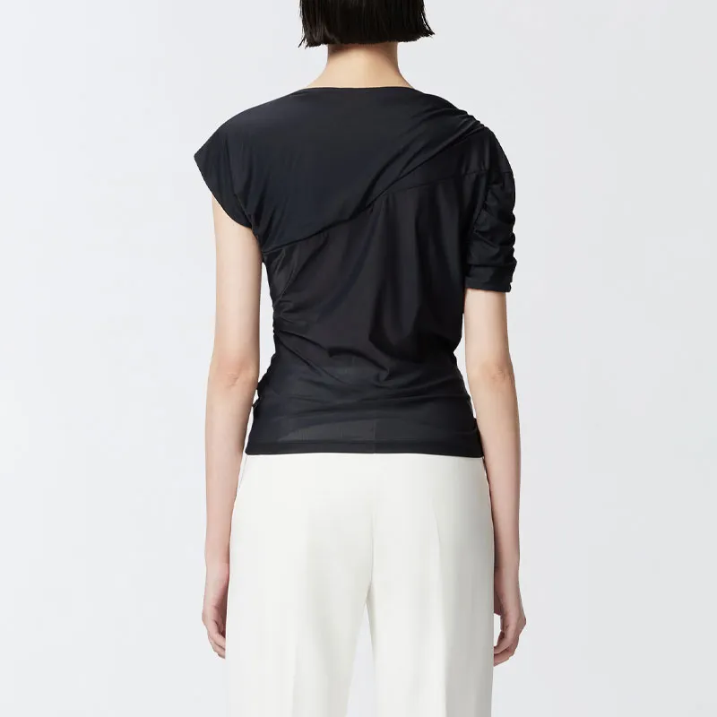 PINKO Draped T shirt-2