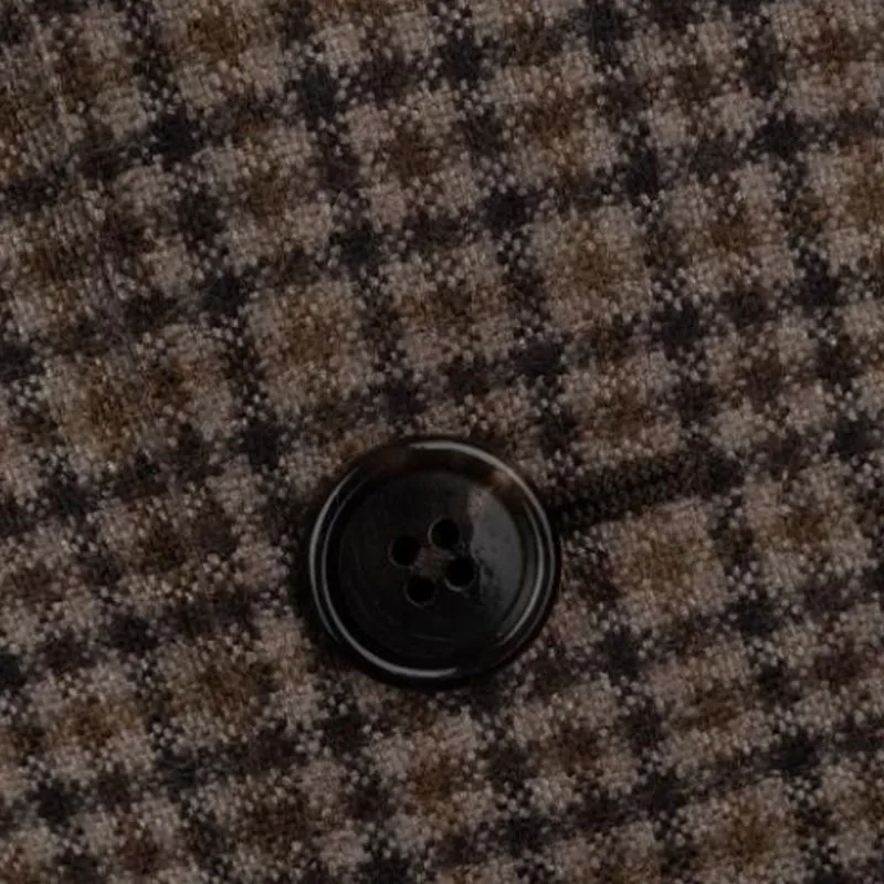 CELINE Jude Single Breasted Checked Jacket-3