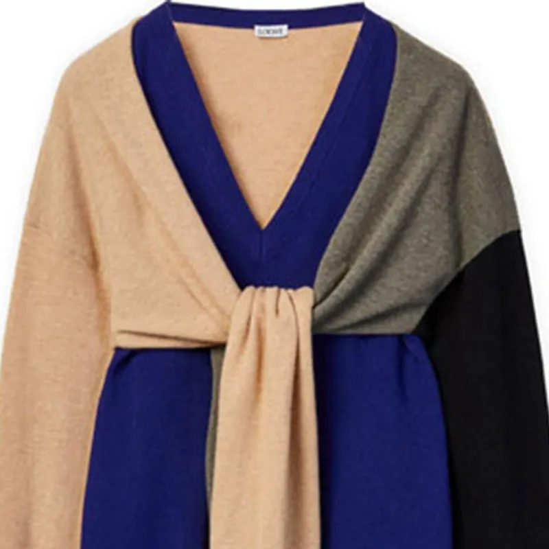 LOEWE Long Sleeved Dresses Women's Multicolor-4