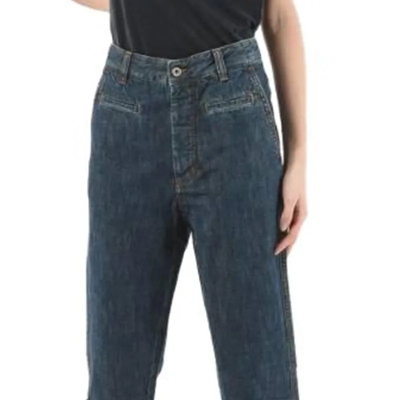 LOEWE Jeans Women's Blue White-2