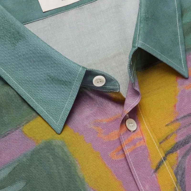 CELINE Shirts Men Green-4