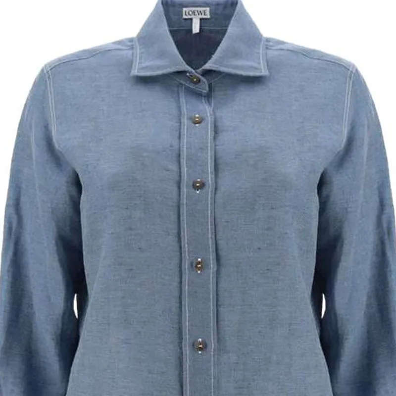 LOEWE Shirts Women's Blue-2