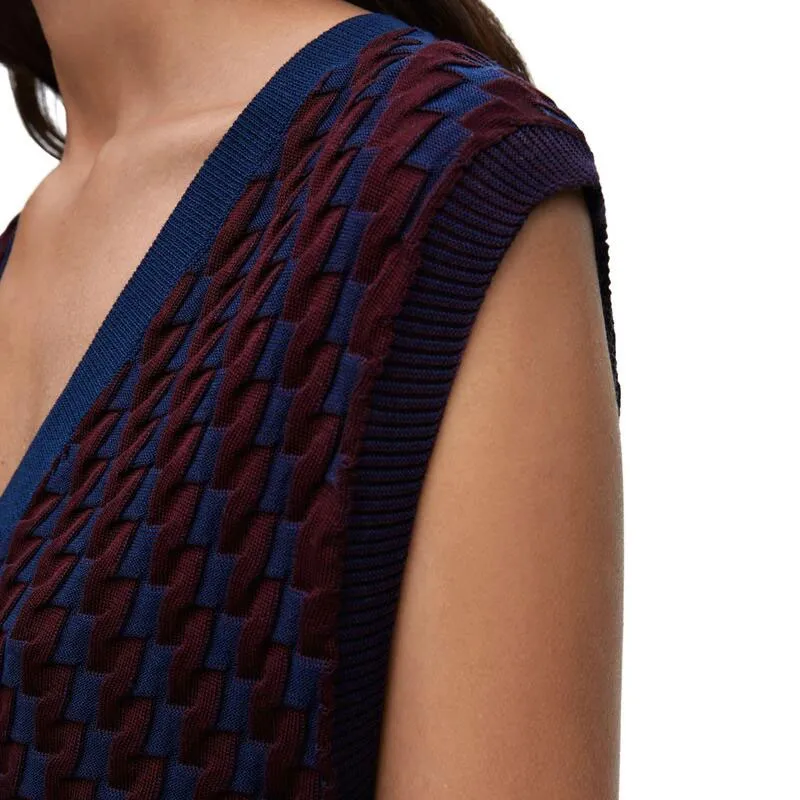 LOEWE Checked Vest-3