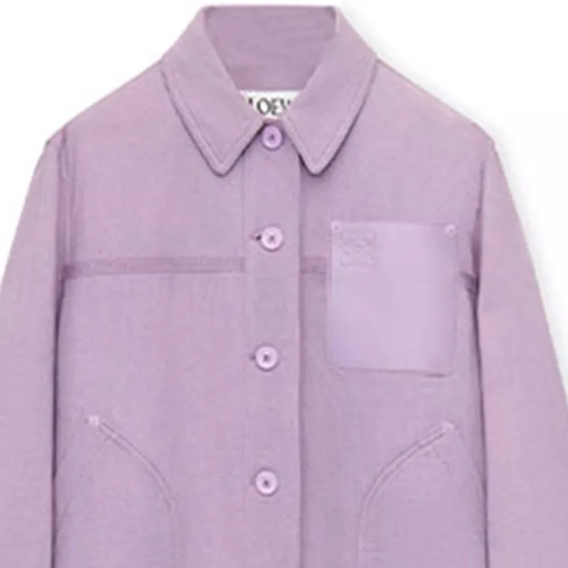 LOEWE Workwear Jacket 'Purple'-4