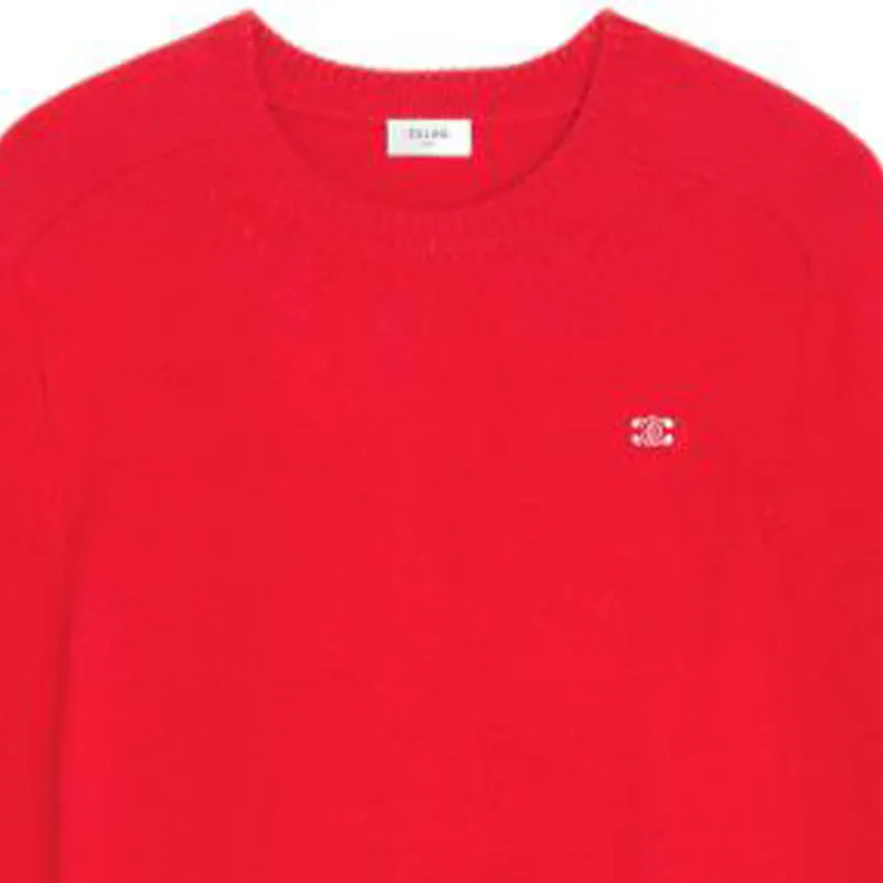 CELINE Cashmere Sweaters Men Red-2
