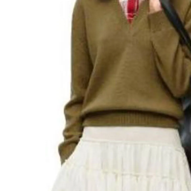 LOEWE Trompe L'Oeil Sweater 'Green/Red'-4