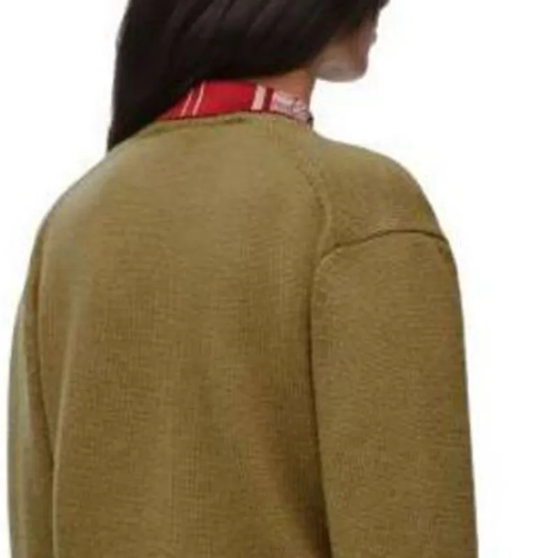 LOEWE Trompe L'Oeil Sweater 'Green/Red'-3