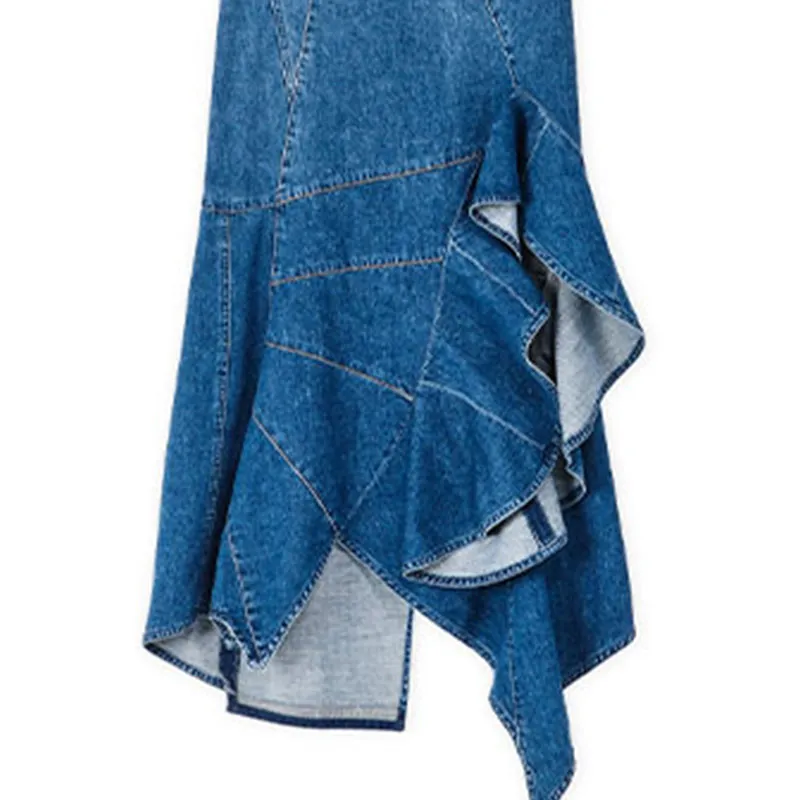 LOEWE Denim Short Skirts Women's Blue-4