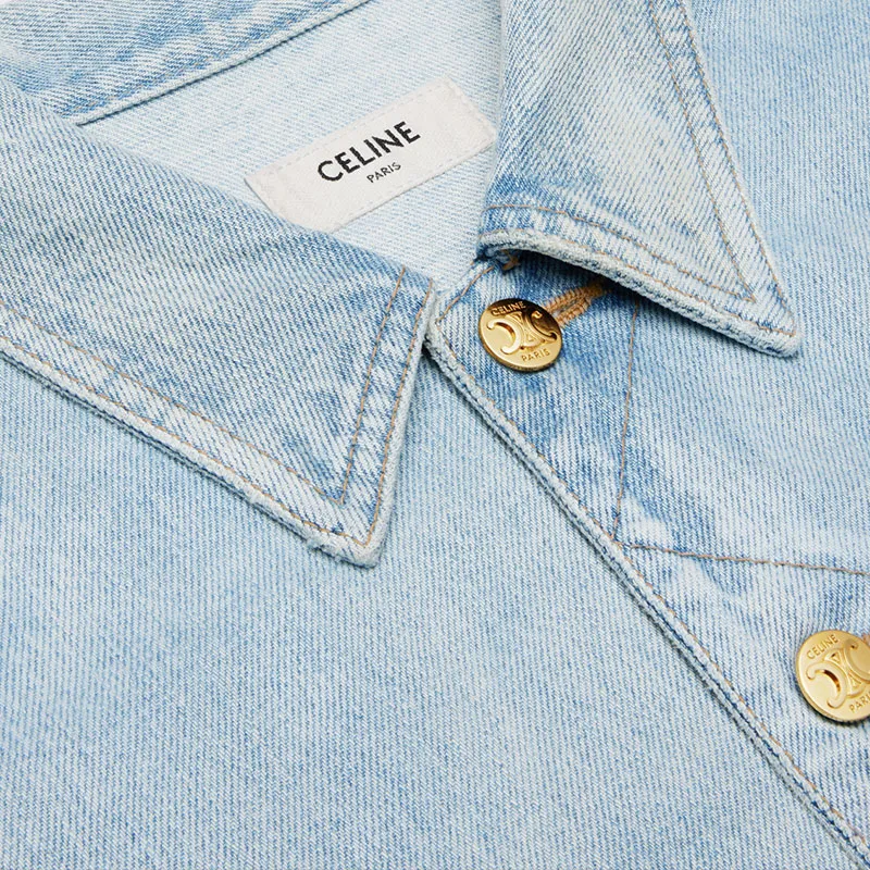 CELINE SS23 Denim Jacket Women's Light Blue-6