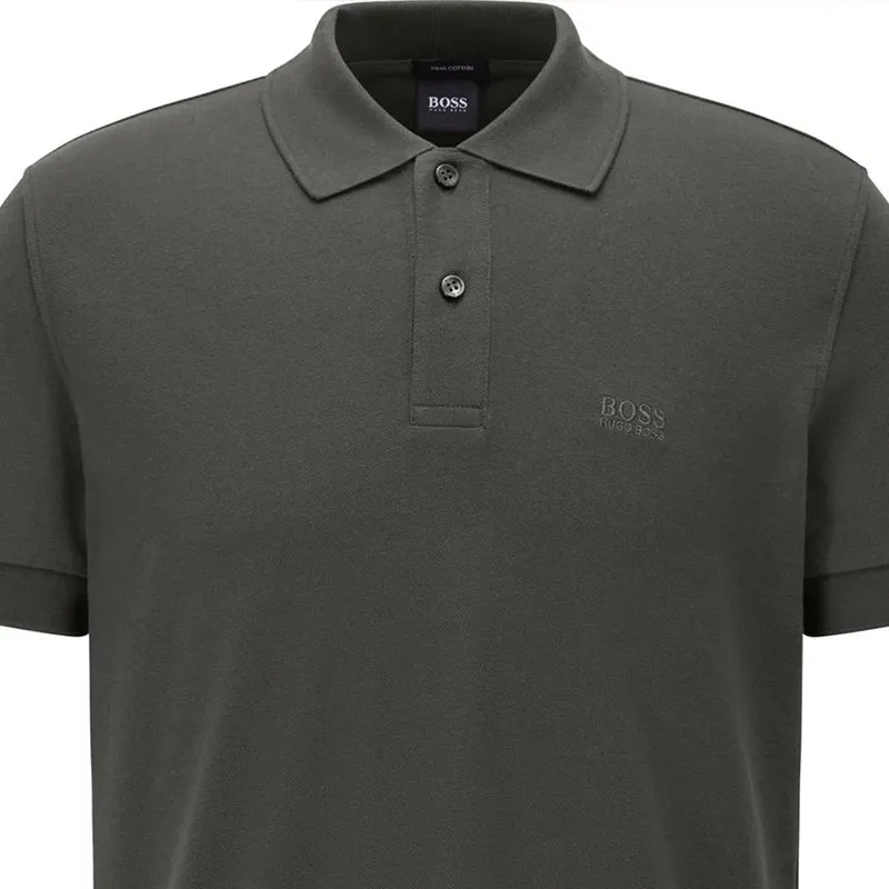 HUGO BOSS Polo Shirts Men Dark Gray-4