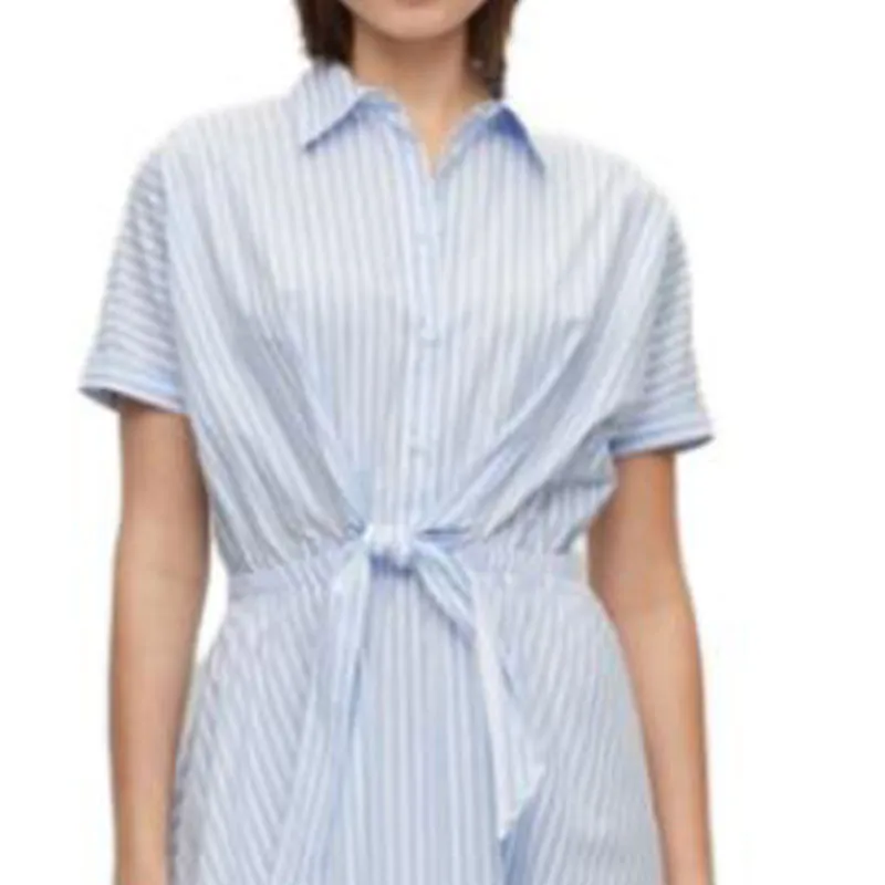 HUGO BOSS Short Sleeved Dress Women's Light Blue-2