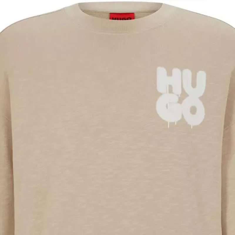 HUGO BOSS SS23 Sweatshirt Men's Light Beige-1