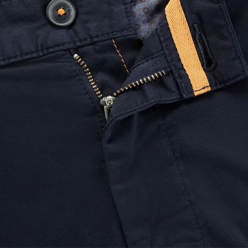 HUGO BOSS Slim Fit Shorts In Stretch Cotton Twill Casual Shorts Men's Dark Blue-4