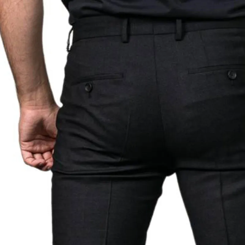 HUGO BOSS Casual Pants Men's Blue-4
