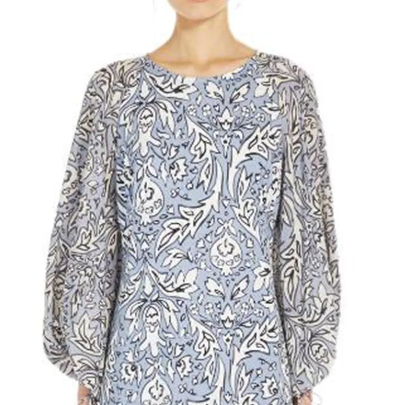 WEEKEND MaxMara Long Sleeved Dress Women's Blue-3
