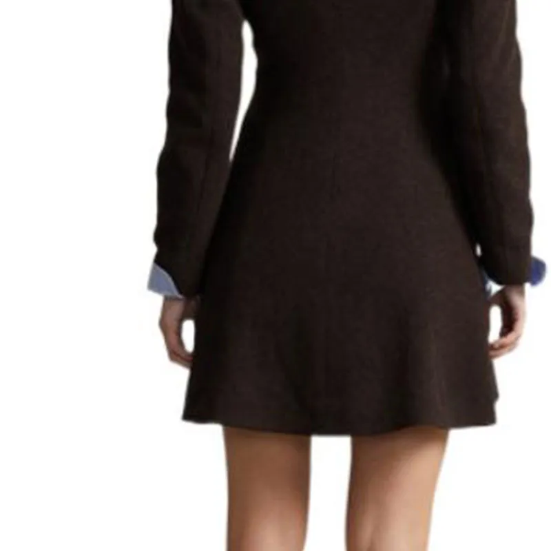 Polo Ralph Lauren FW22 Long Sleeved Dress Women's Brown-1