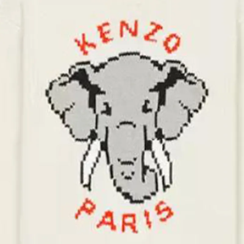 KENZO Elephant Intarsia Jumper-5