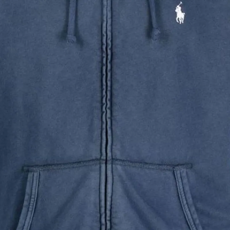 Polo Ralph Lauren Pony Embroidered Zipped Drawstring Hoodie-5