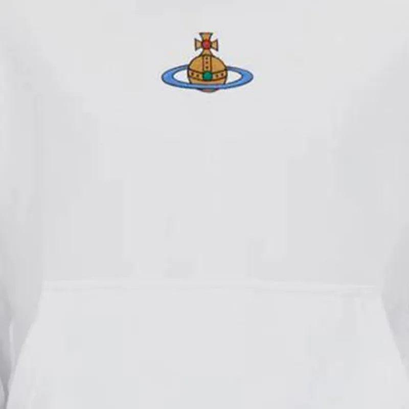 Vivienne Westwood Logo Embroidered Long Sleeved Hoodie-6