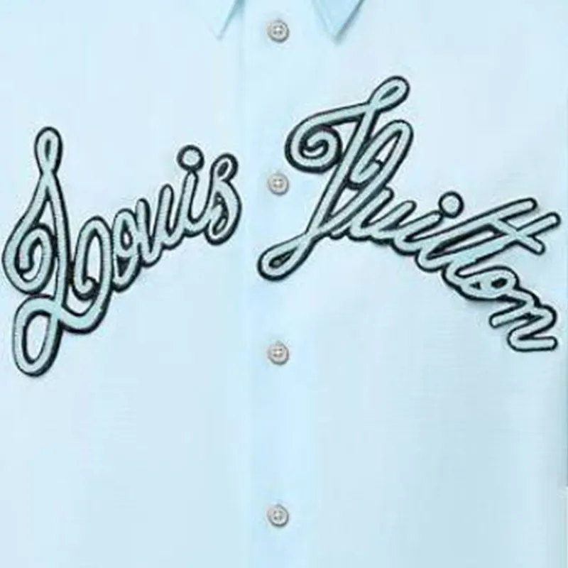 LOUIS VUITTON SS24 Shirt Men's Blue-3