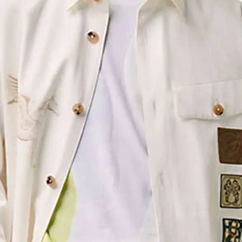 HERMES SS23 Denim Jacket Men's White-3