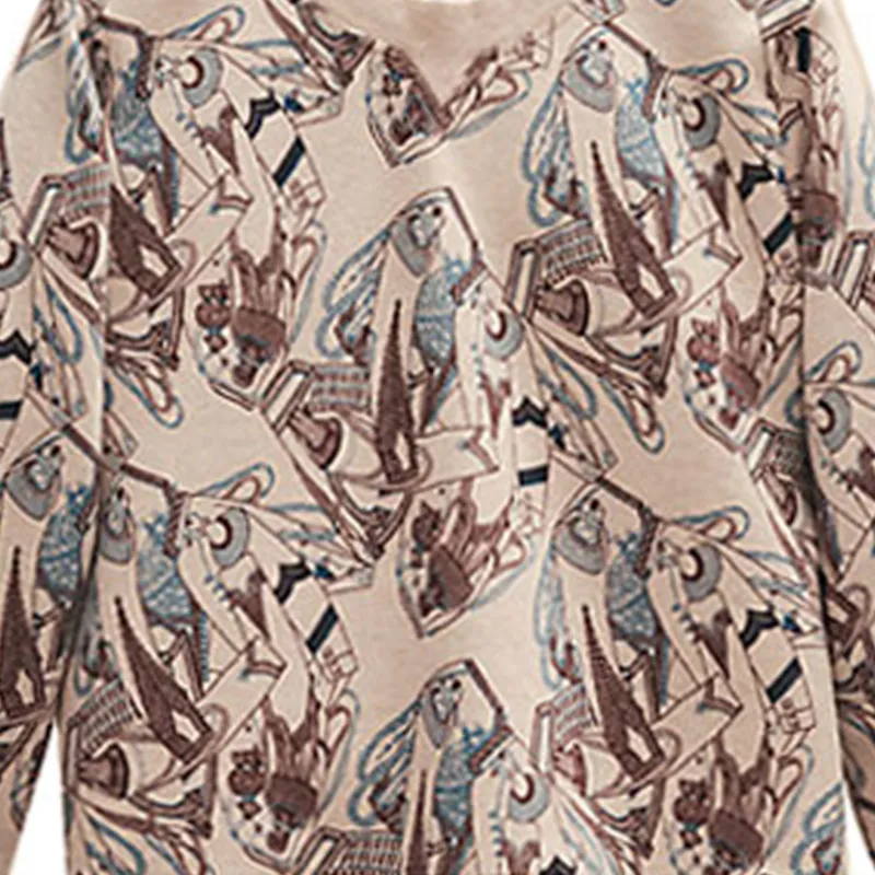 HERMES Sweatshirt Women's Beige-5
